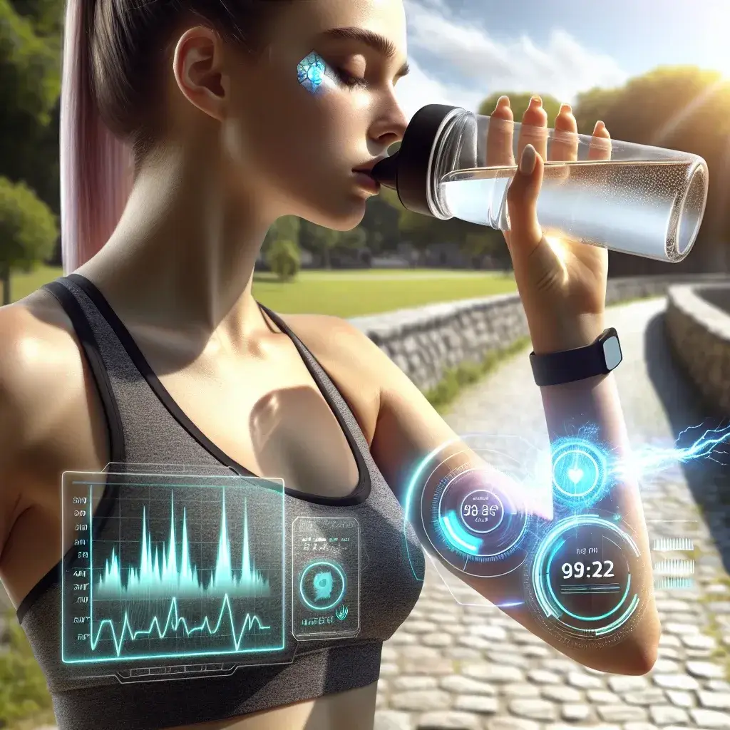 "Smart skin patches by Samsung Health designed for hydration monitoring, showcasing advanced technology in digital health solutions."